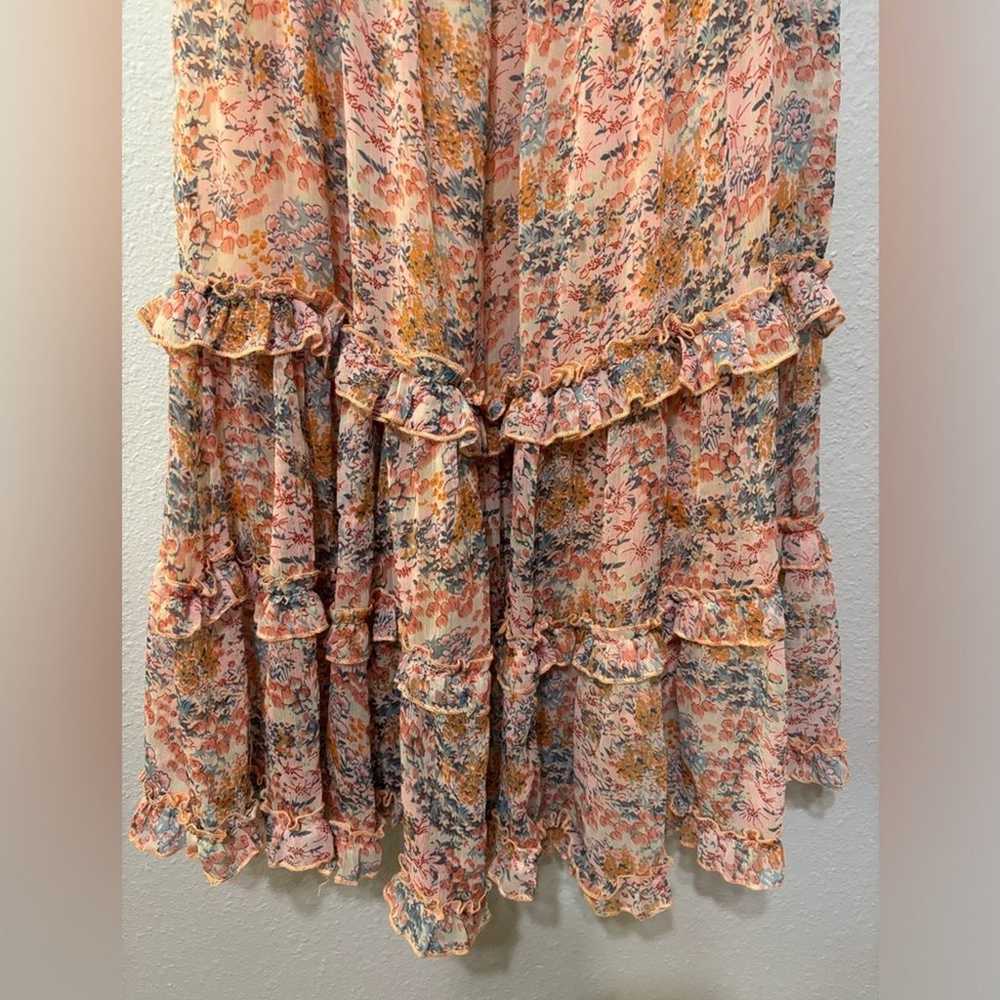 Love the Label Anthropologie Waterlilly Pink Flor… - image 7