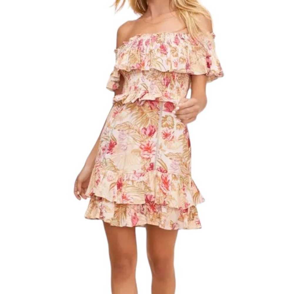 ASTR the Label dress Riviera floral off the shoul… - image 10