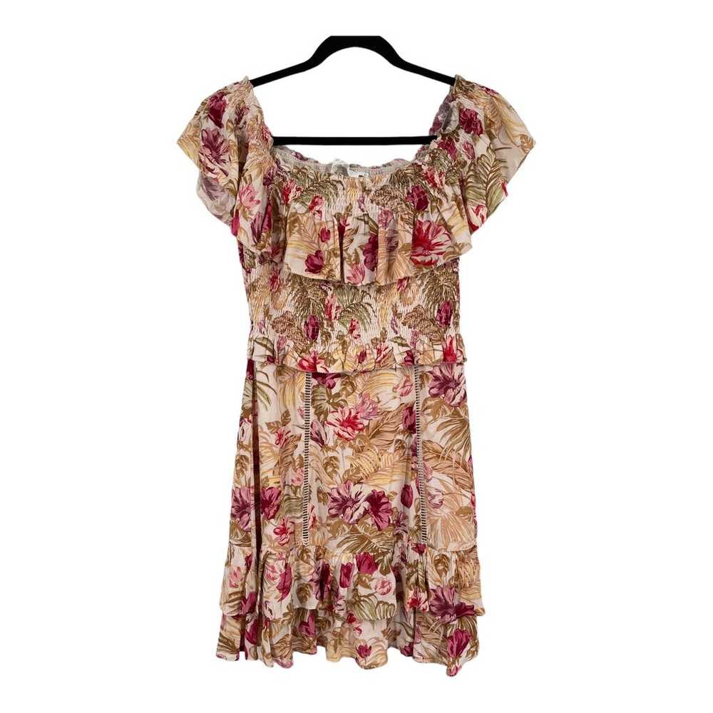 ASTR the Label dress Riviera floral off the shoul… - image 1