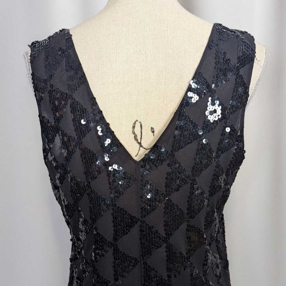 DKNY Vintage DKNY Silk Sequin Sheer Cami Tank Top… - image 9