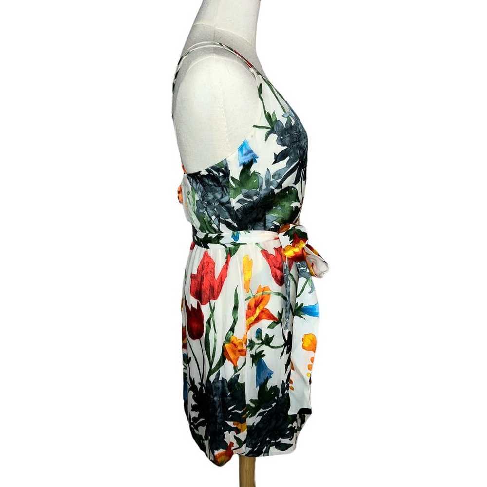 Alice + Olivia Susana Floral Mini Wrap Dress Cris… - image 4