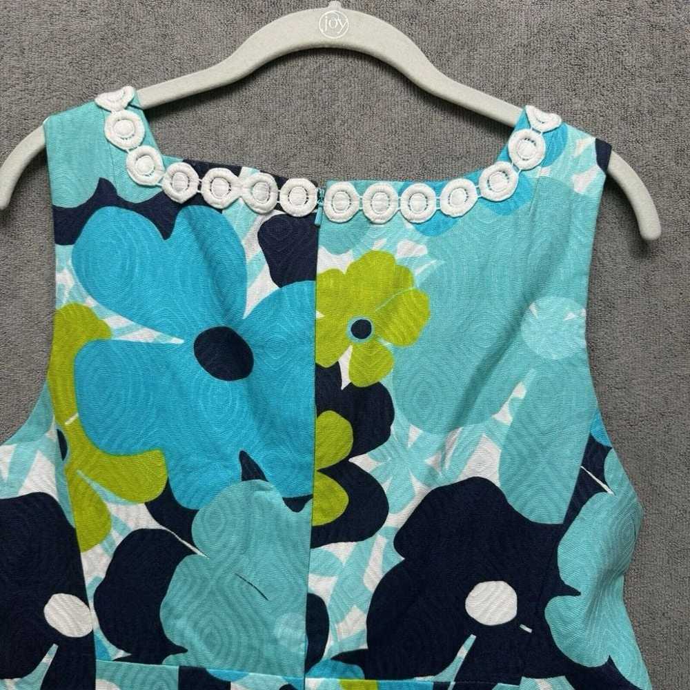 Lilly Pulitzer Dress 8 Blue Pop Goes The Floral J… - image 10