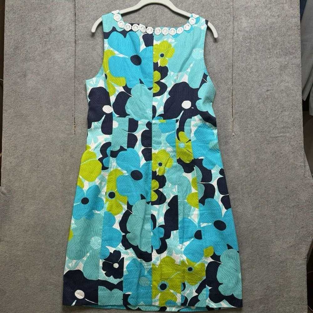 Lilly Pulitzer Dress 8 Blue Pop Goes The Floral J… - image 7