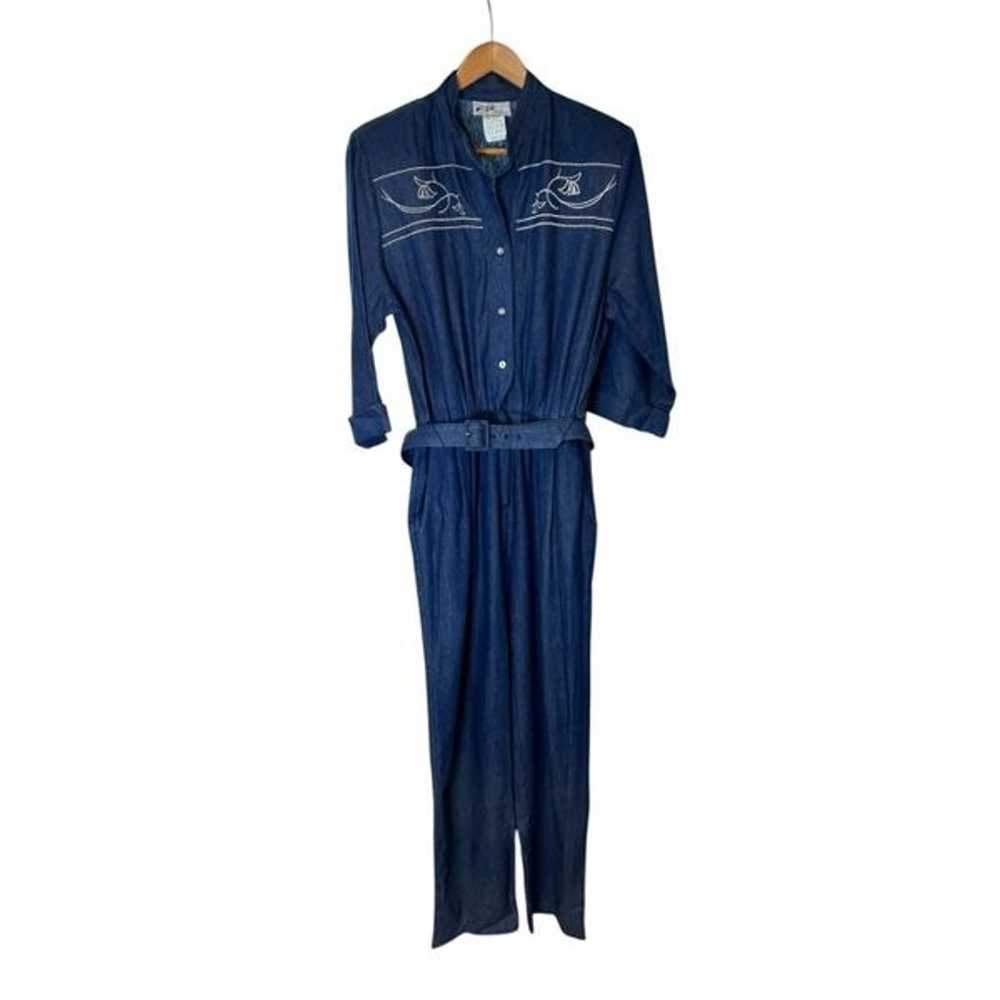 vintage Denim western 80’s  Jumpsuit WILLI of CAL… - image 1