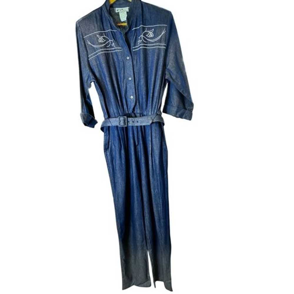 vintage Denim western 80’s  Jumpsuit WILLI of CAL… - image 3