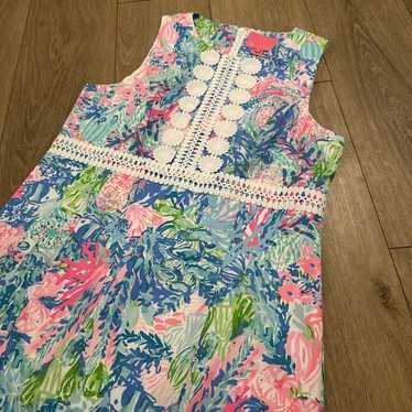 Lilly Pulitzer Bright Colorful Sleeveless Embroide