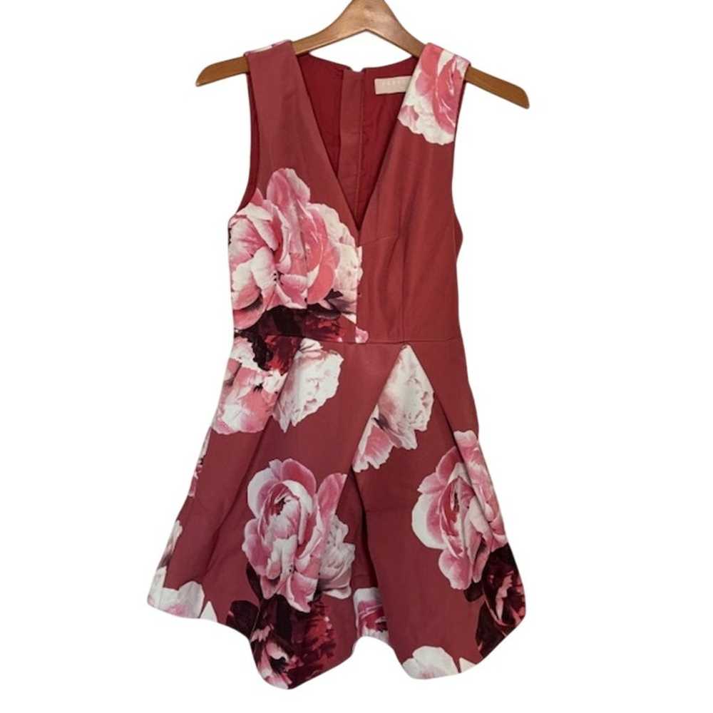 Keepsake The Label Floral Gone Girl Dress Pink Ro… - image 3