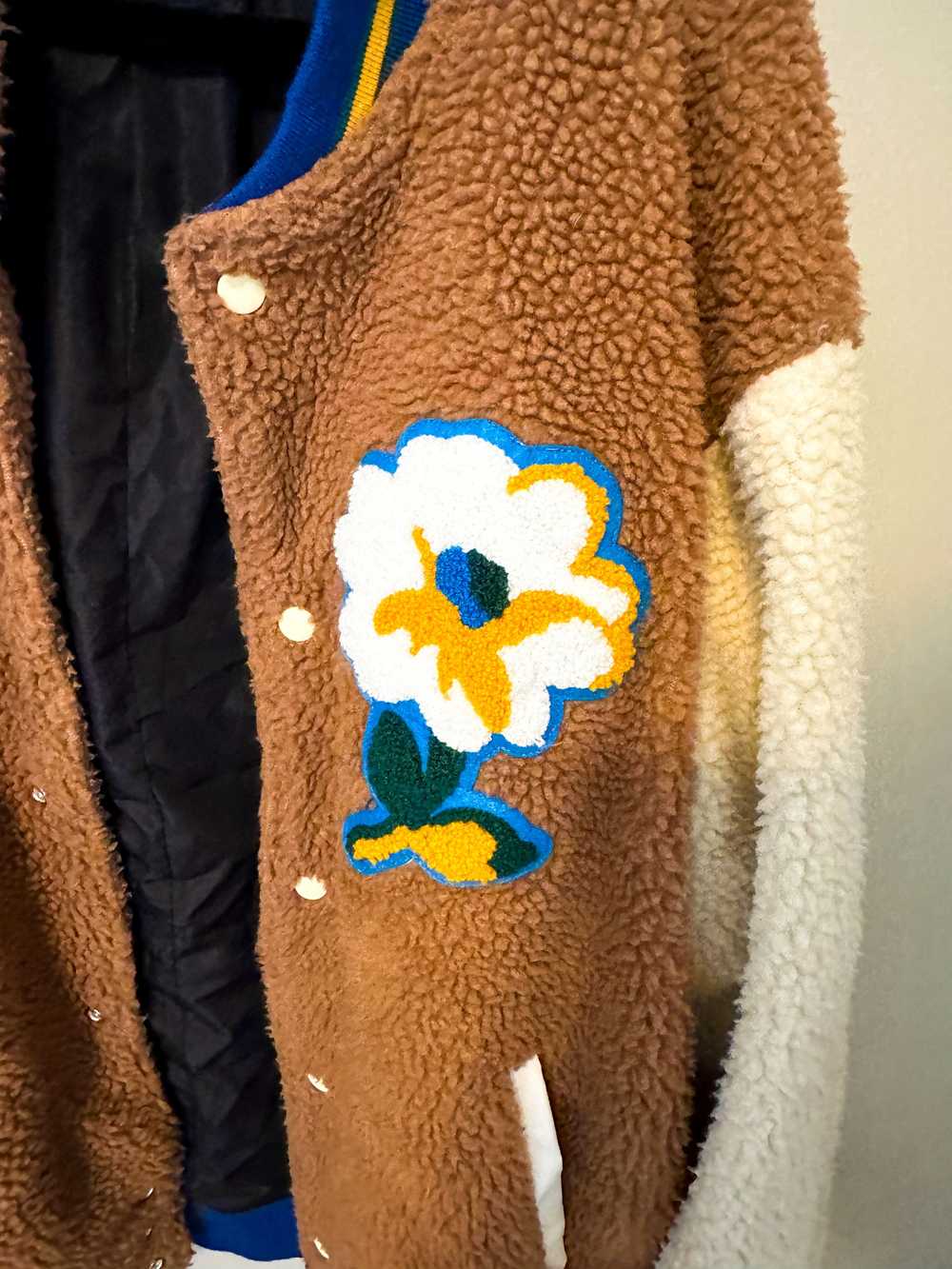 Urban Outfitters UO Fuzzy Varsity Jacket - image 2