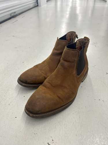 Florsheim Florsheim Brown Suede Chelsea Boots - image 1