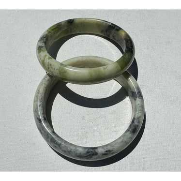 Vintage Jade Bangles - Lot of 2