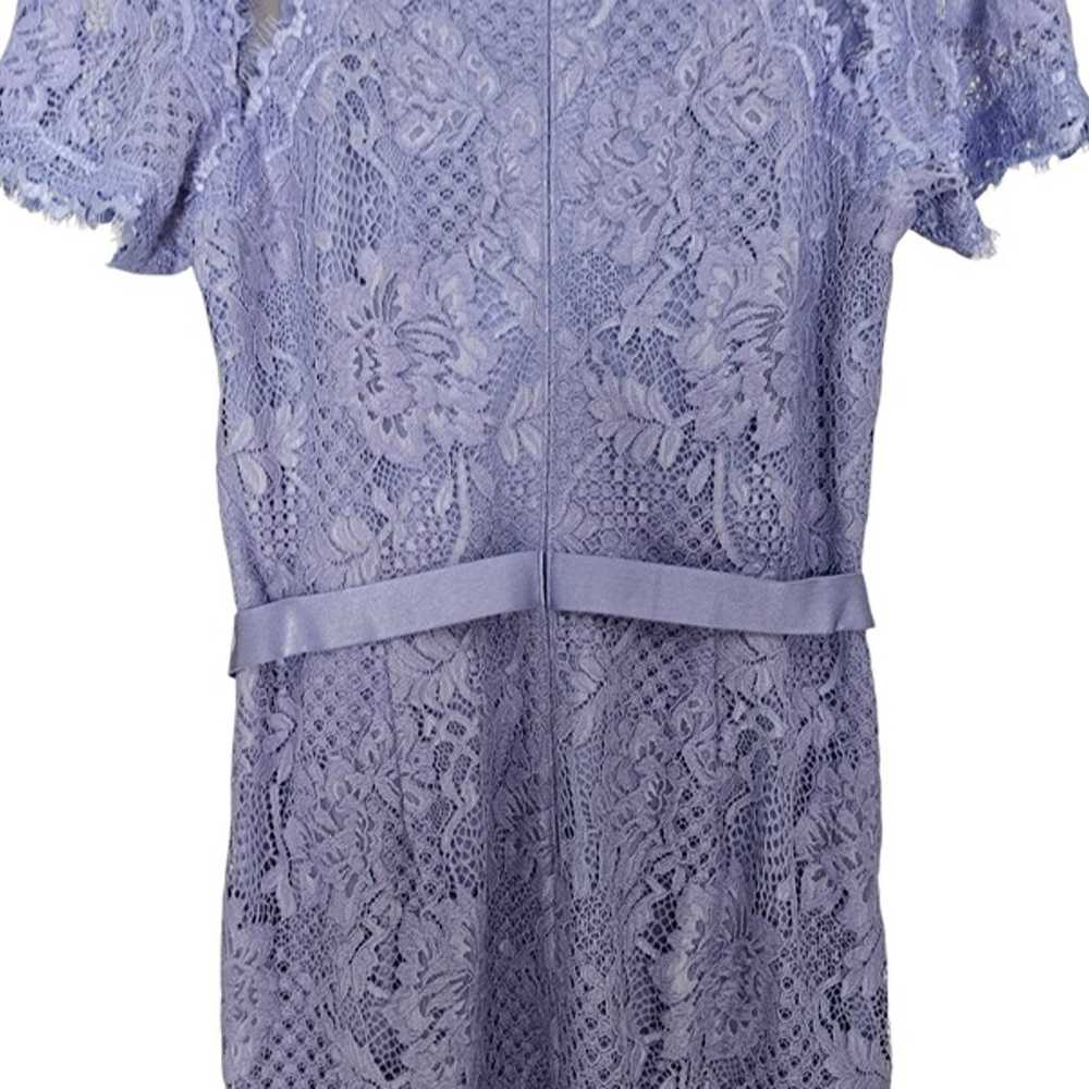 Women's - Tadashi Shoji Purple Lace Dress, Size 14 - image 11