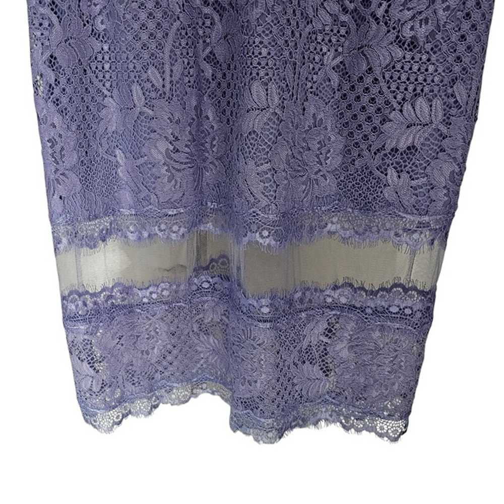 Women's - Tadashi Shoji Purple Lace Dress, Size 14 - image 4