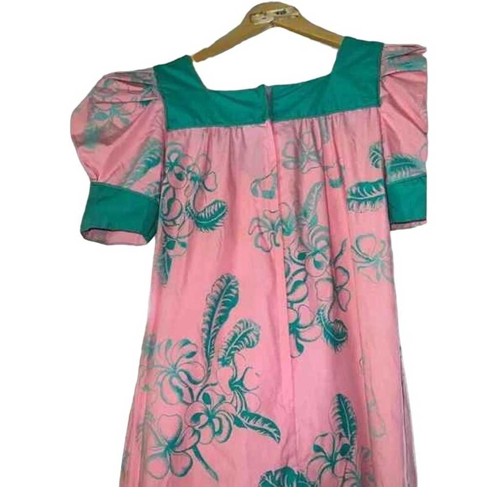 Princess Kaiulani Hawaiian Muumuu sz.4 Retro. - image 3