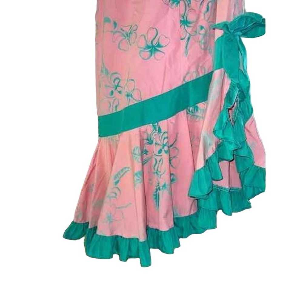 Princess Kaiulani Hawaiian Muumuu sz.4 Retro. - image 6