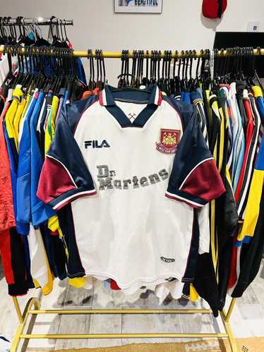 Dr. Martens × Fila × Vintage West ham 1999/01 away