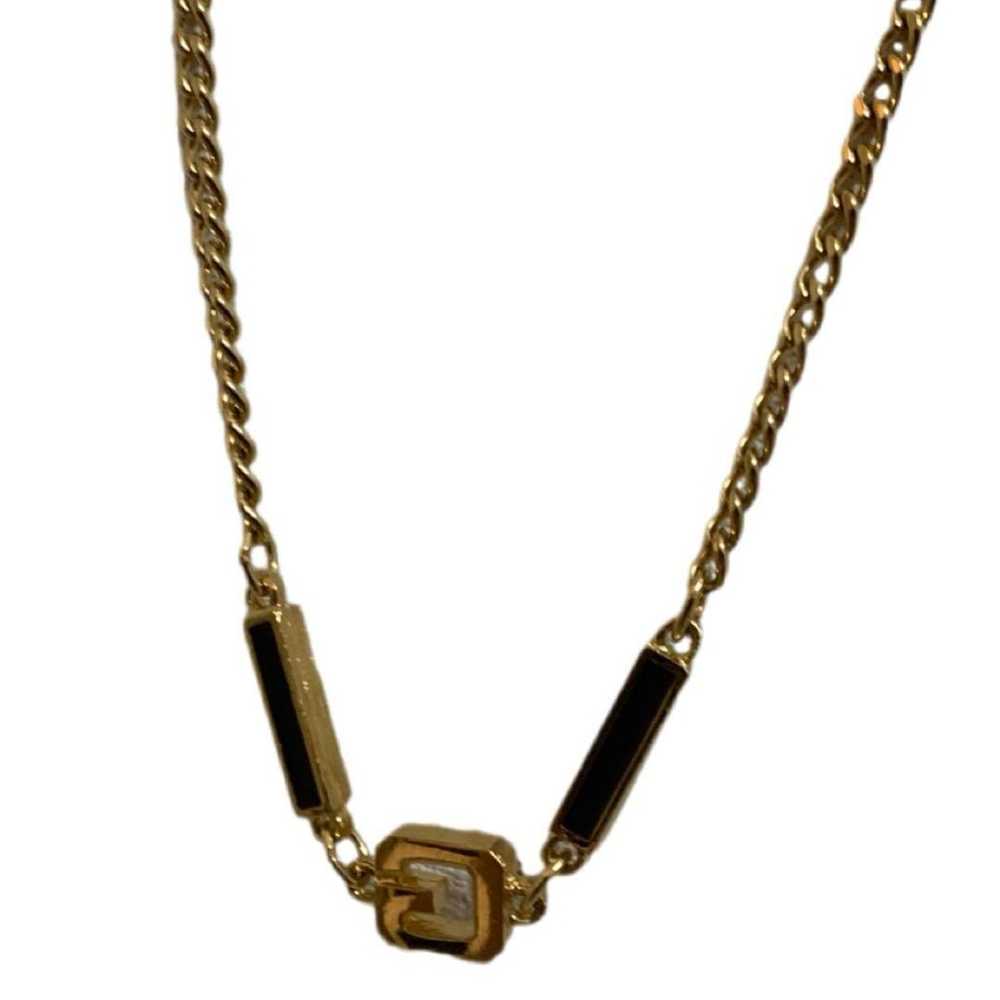 GIVENCHY PARIS VINTAGE 80s G Long Chain Necklace - image 10