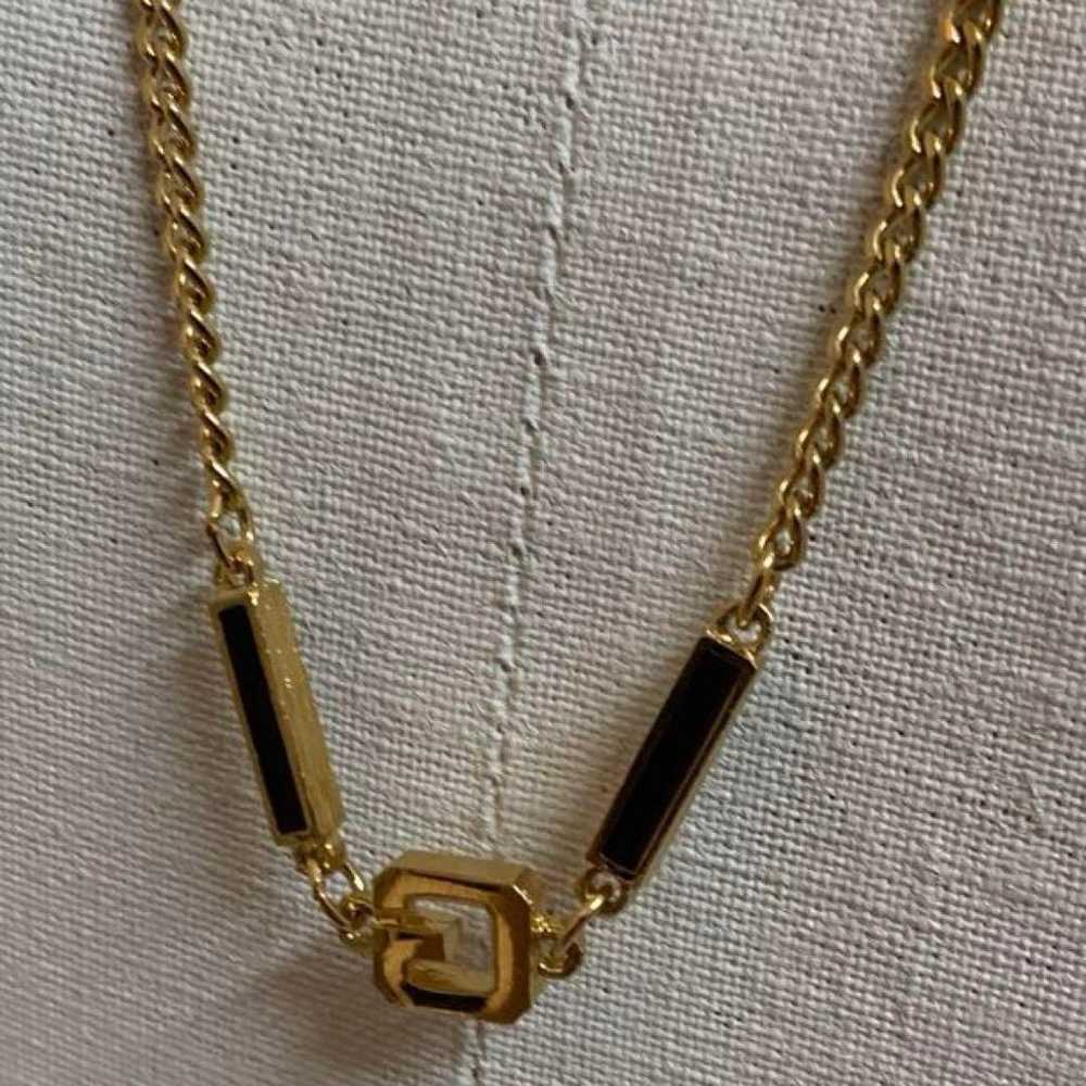 GIVENCHY PARIS VINTAGE 80s G Long Chain Necklace - image 11