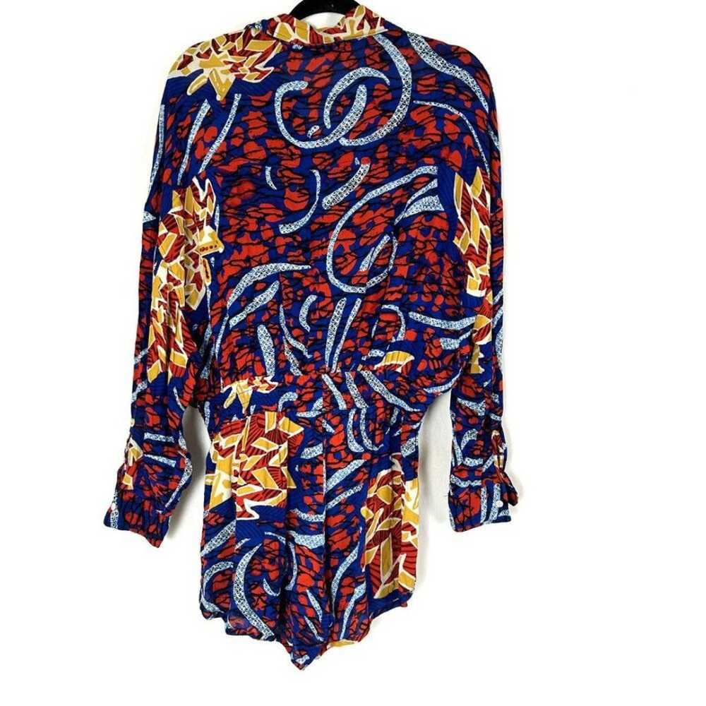 Desigual Stella Jean Long Sleeve Romper L Funky P… - image 5