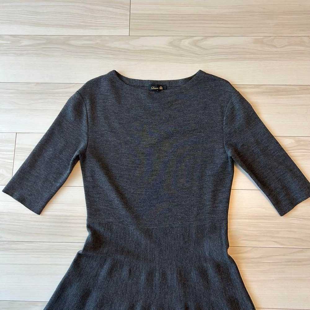 Drawer Dark Gray Knit Dress Size 1 - image 4