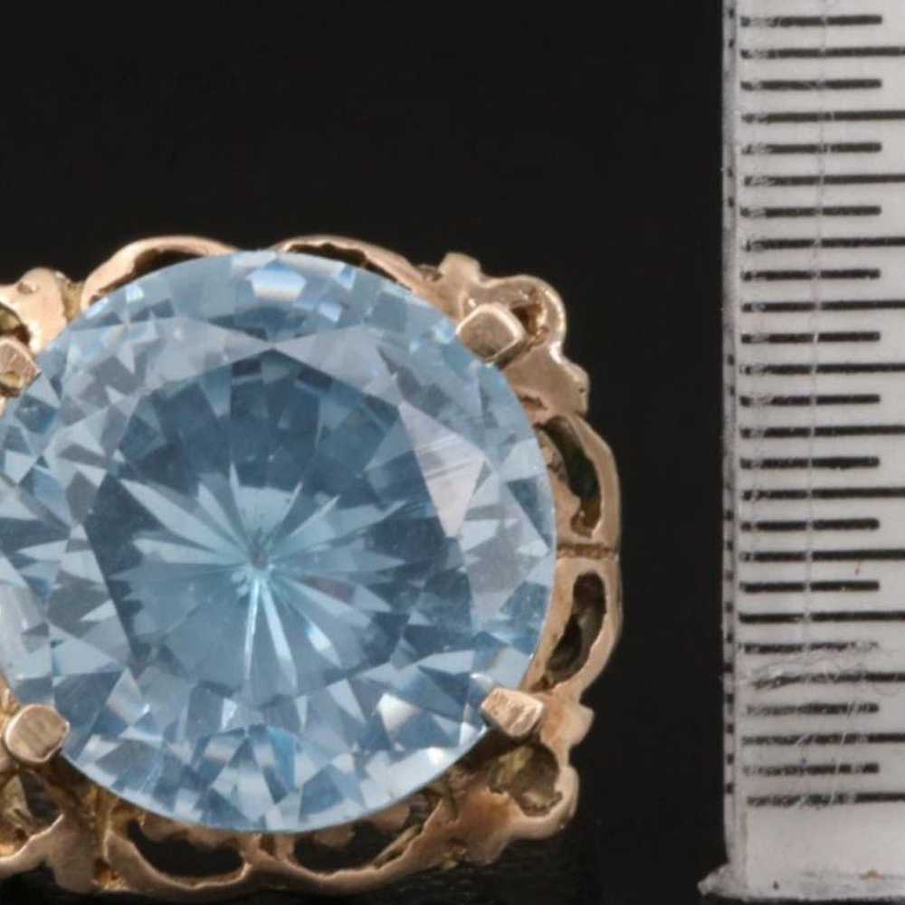 Antique 10k genuine blue spinel - image 7