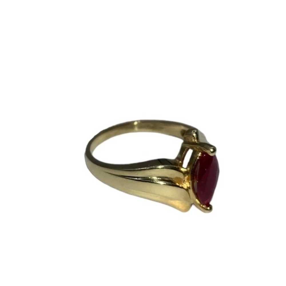 Ruby Ring 14K Vintage - image 12