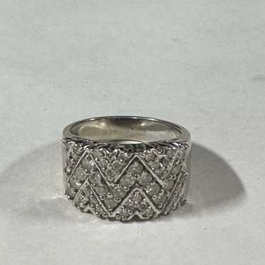 Vintage 14K White Gold, Diamond, BH EFFY SIGNED B… - image 1