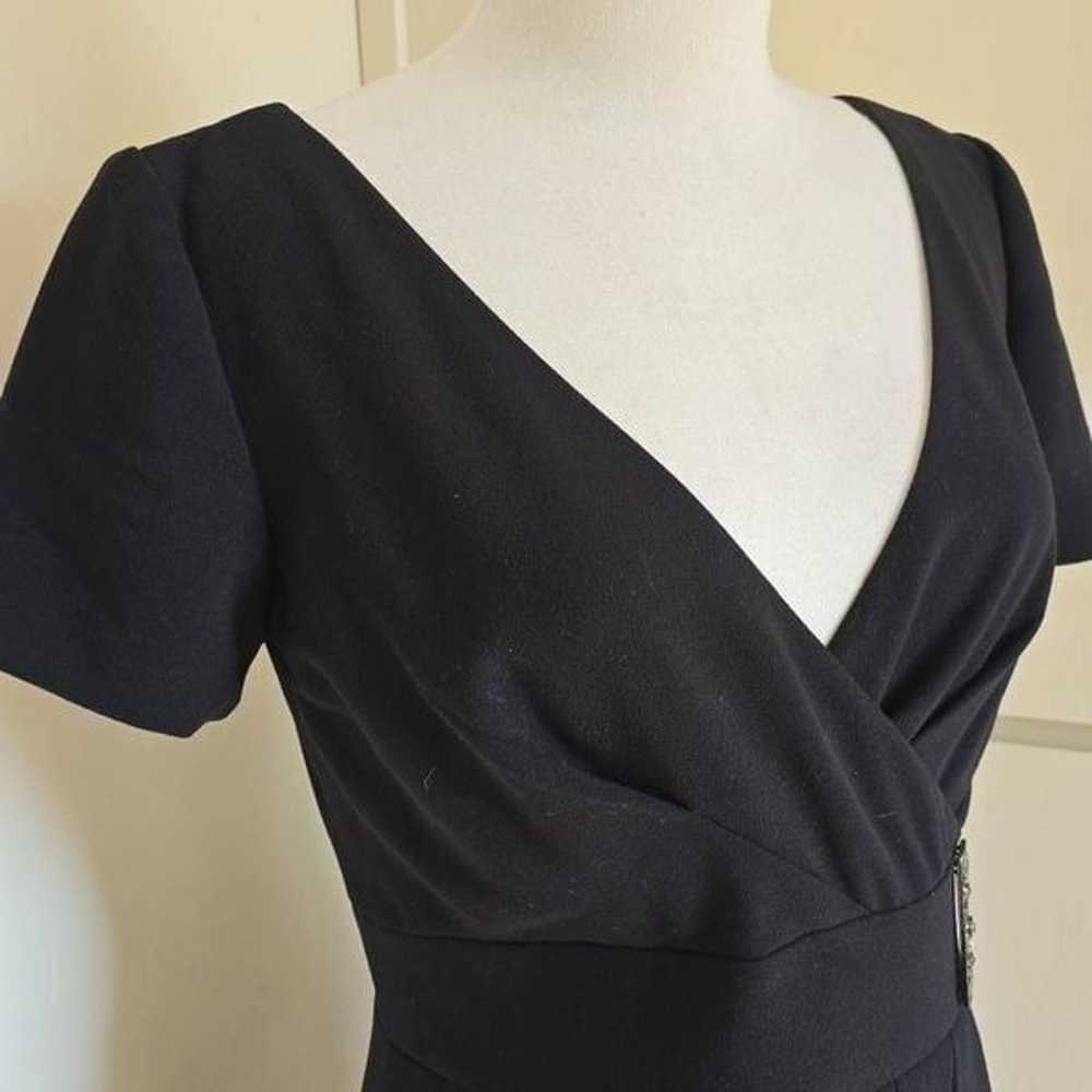 Ellen Tracy black faux wrap cocktail dress, EUC, … - image 5