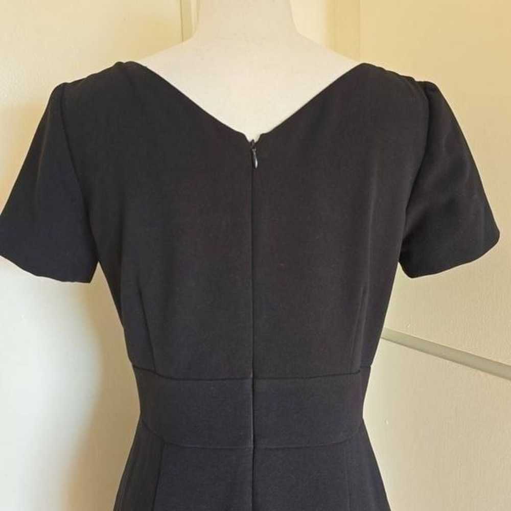 Ellen Tracy black faux wrap cocktail dress, EUC, … - image 7