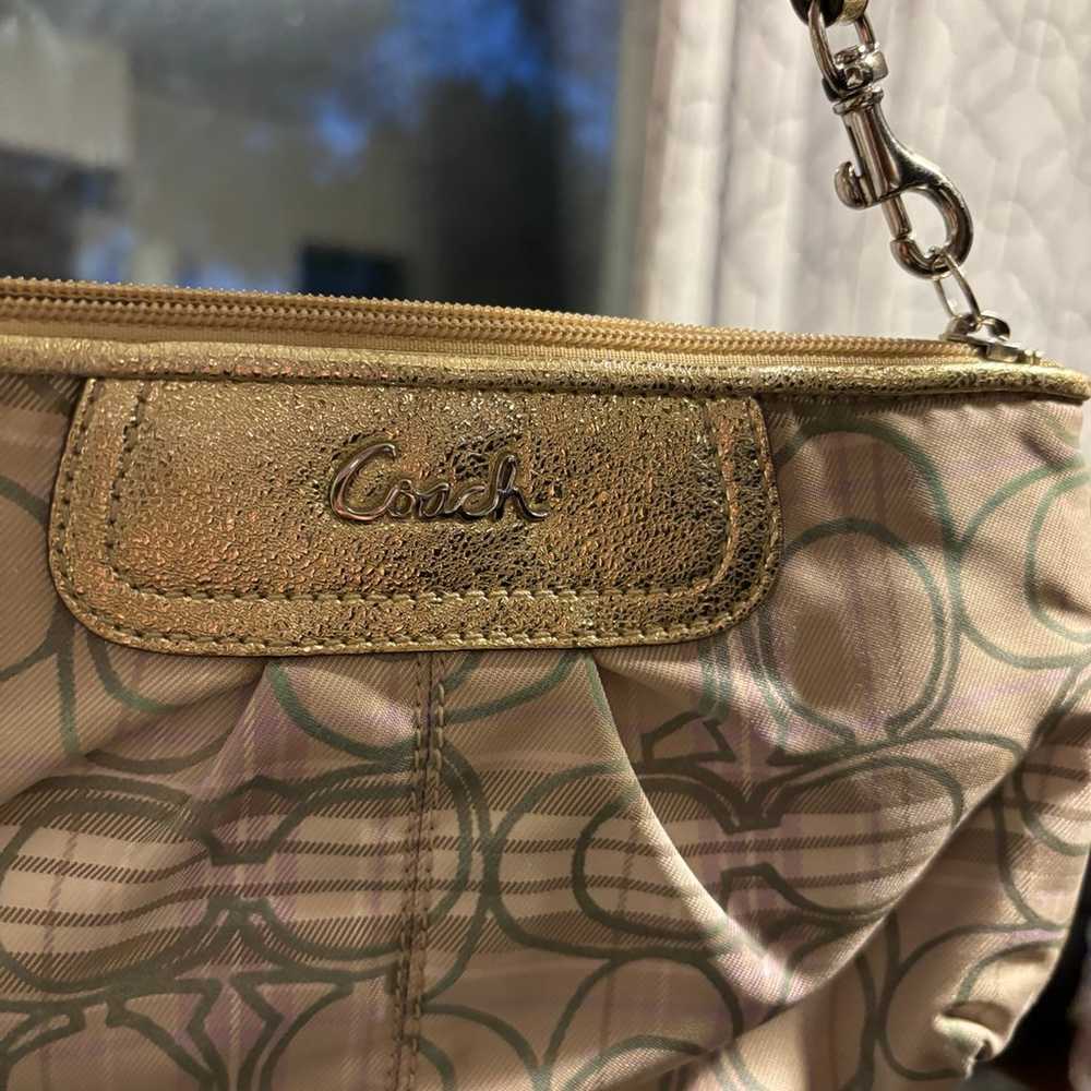 Vintage coach wristlet - image 2