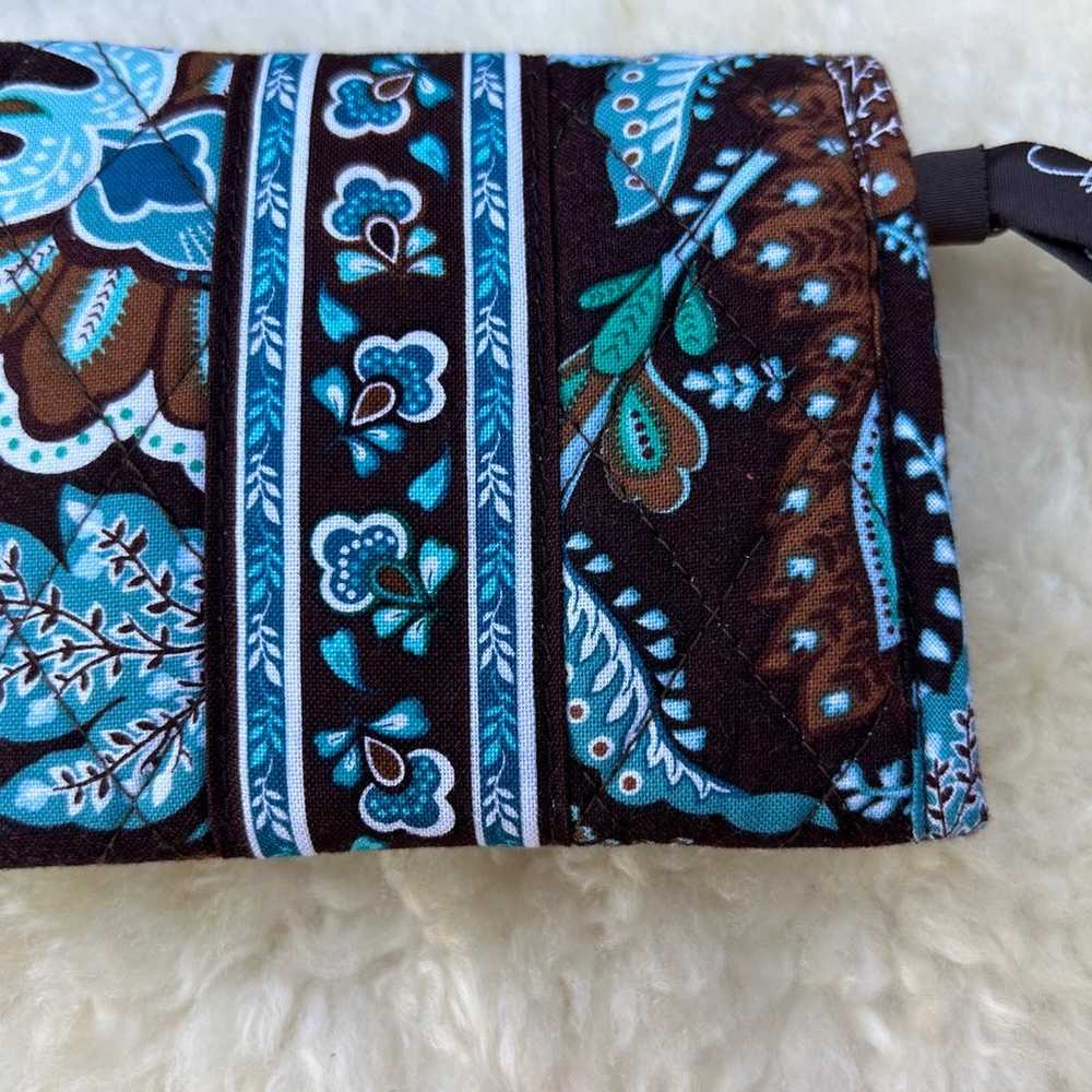 Vintage Vera Bradley JAVA BLUE Trifold WALLET - image 3