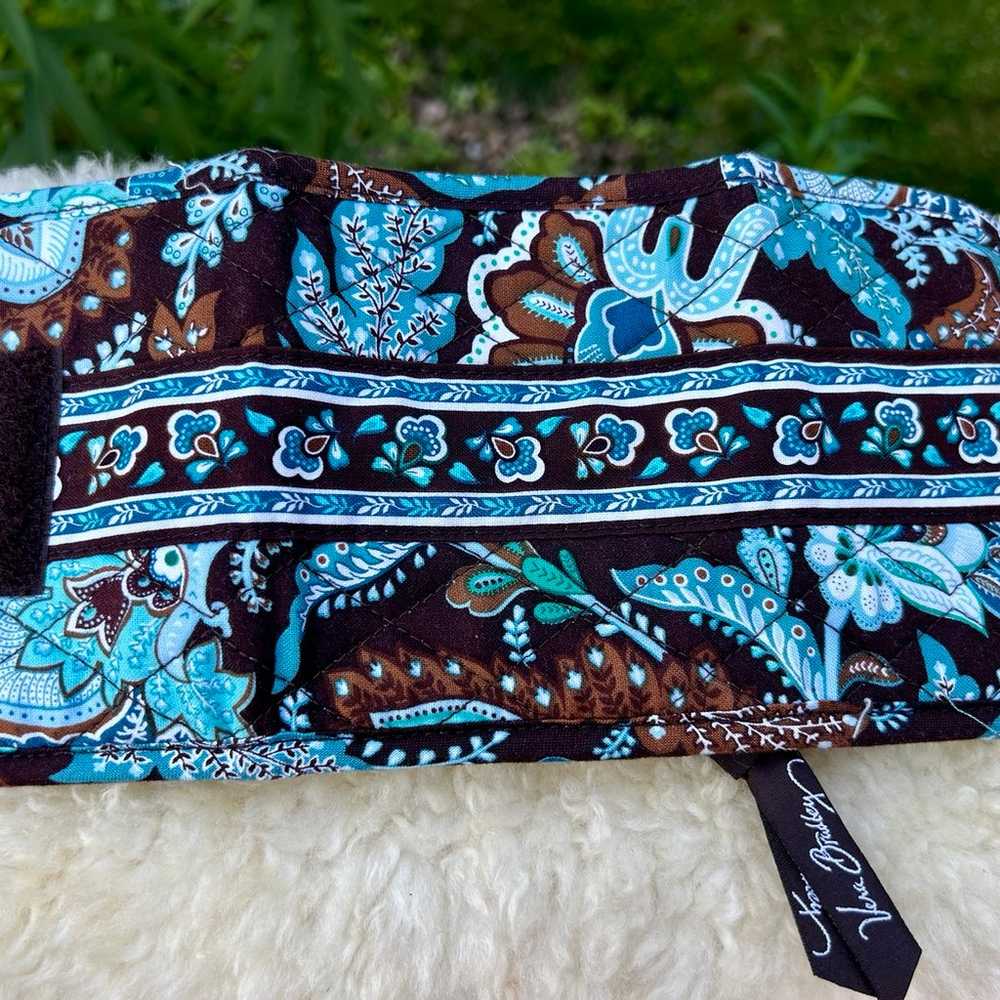 Vintage Vera Bradley JAVA BLUE Trifold WALLET - image 6