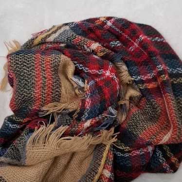 Plaid Tartan Infinity Scarf - image 1