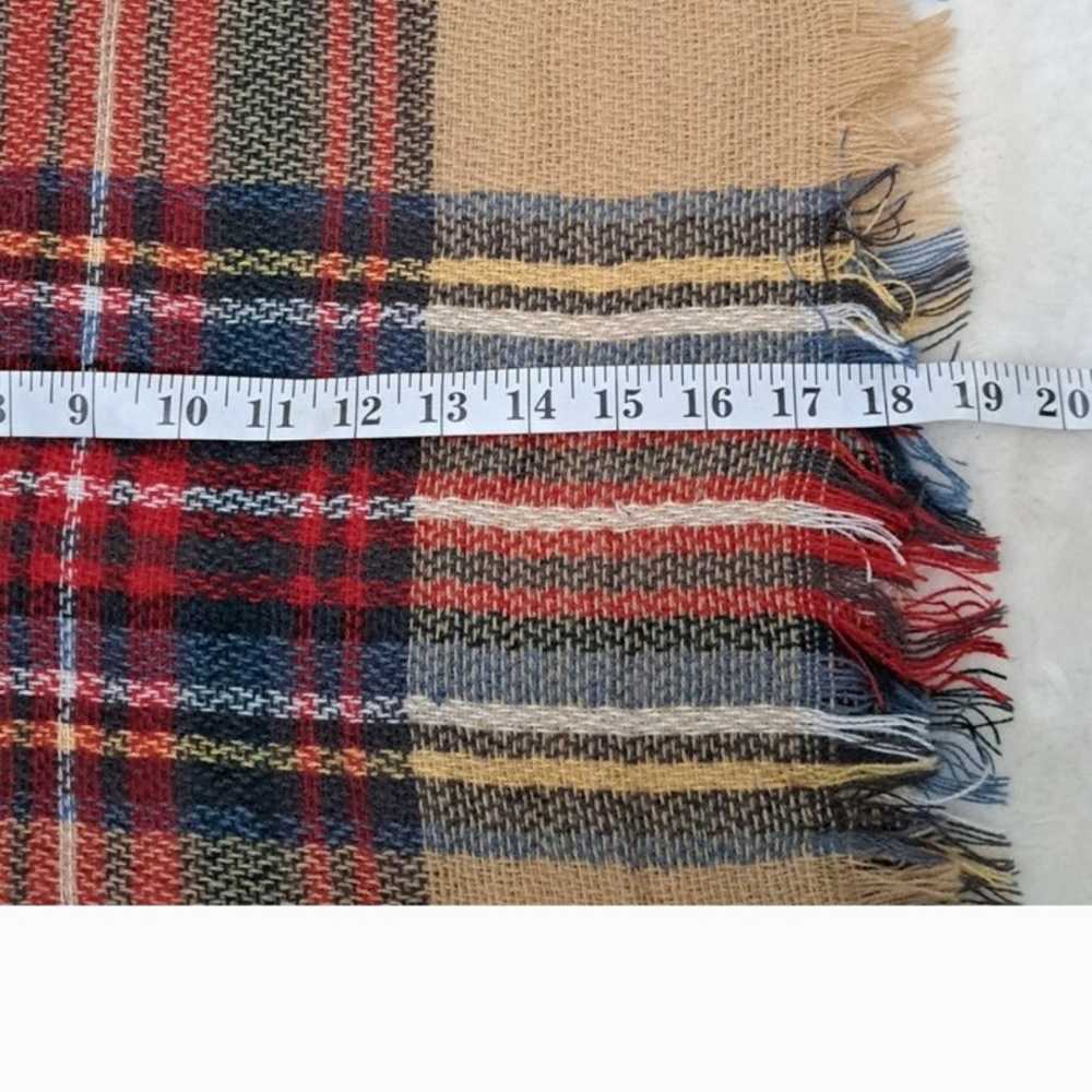 Plaid Tartan Infinity Scarf - image 5