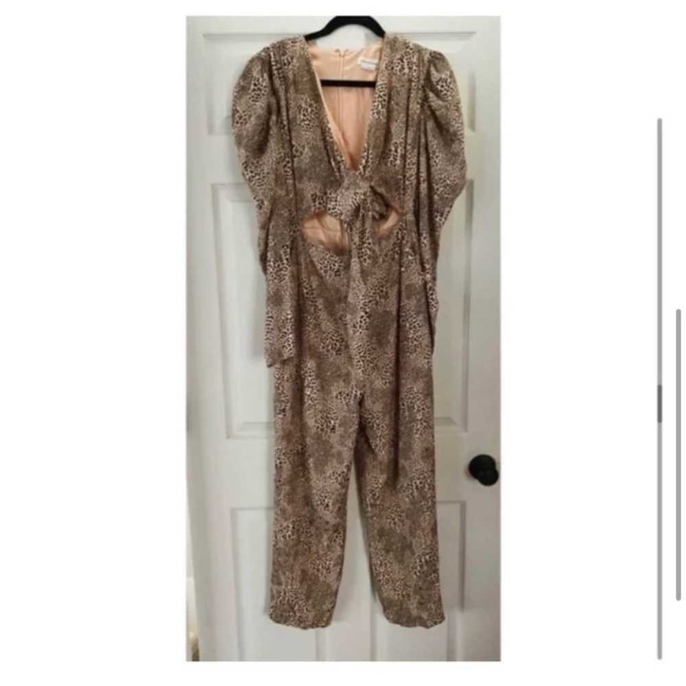 REVOLVE ANIMAL PRINT JUMPSUIT SMALL - image 5