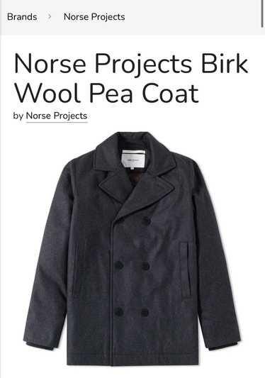 Norse Projects Norse Project Birk Wool Pea Coat