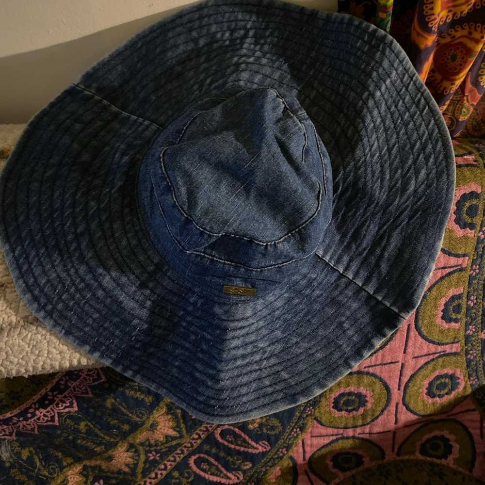 Jessica Simpson floppy jean sun hat BNWT !!! - image 2