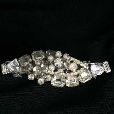 VTG Rhinestone Bridal Hair Barrette