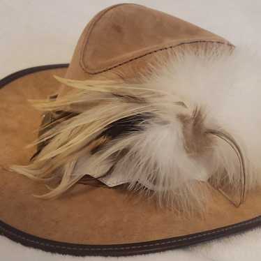 Vintage Leather Drifter Hat