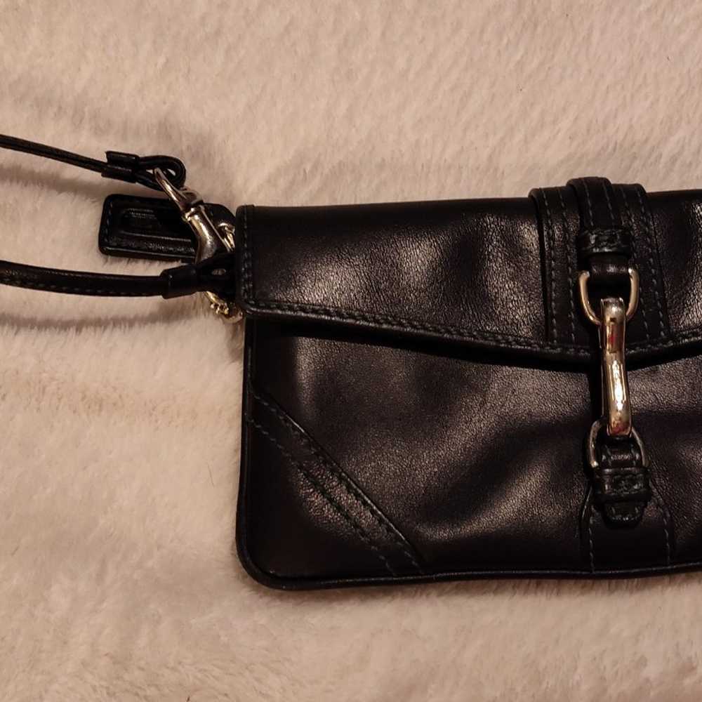 Vintage Coach Leather Wristlet - image 1