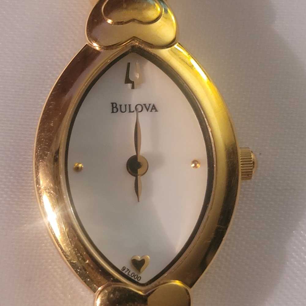 Rare Vintage Ladies Bulova Gold Heart Watch.  Exc… - image 12