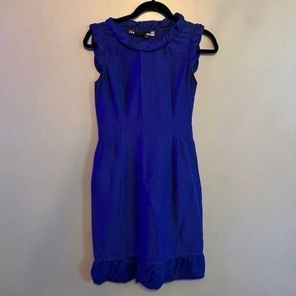 LOVE MOSCHINO Ruffles Sheath Dress Size 4 USA. - image 1