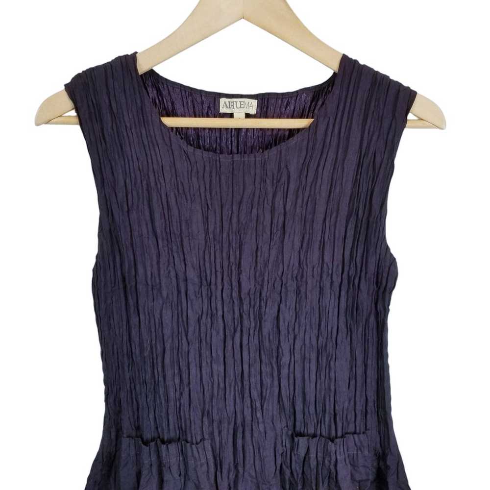 Alquema Women's Smash Pocket Tank Dress Dark Purp… - image 7