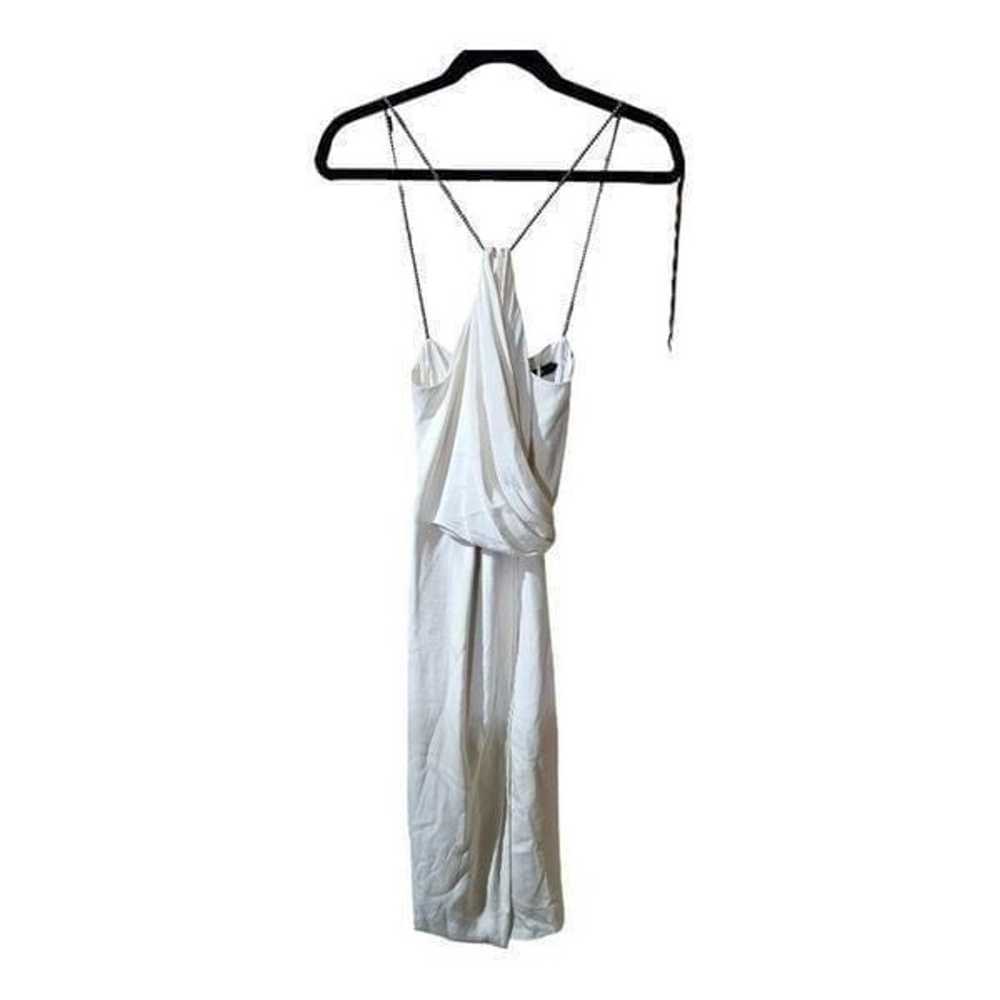 KEMPNER Olivia Tassel Tie Silk Dress - Size 4 - image 2