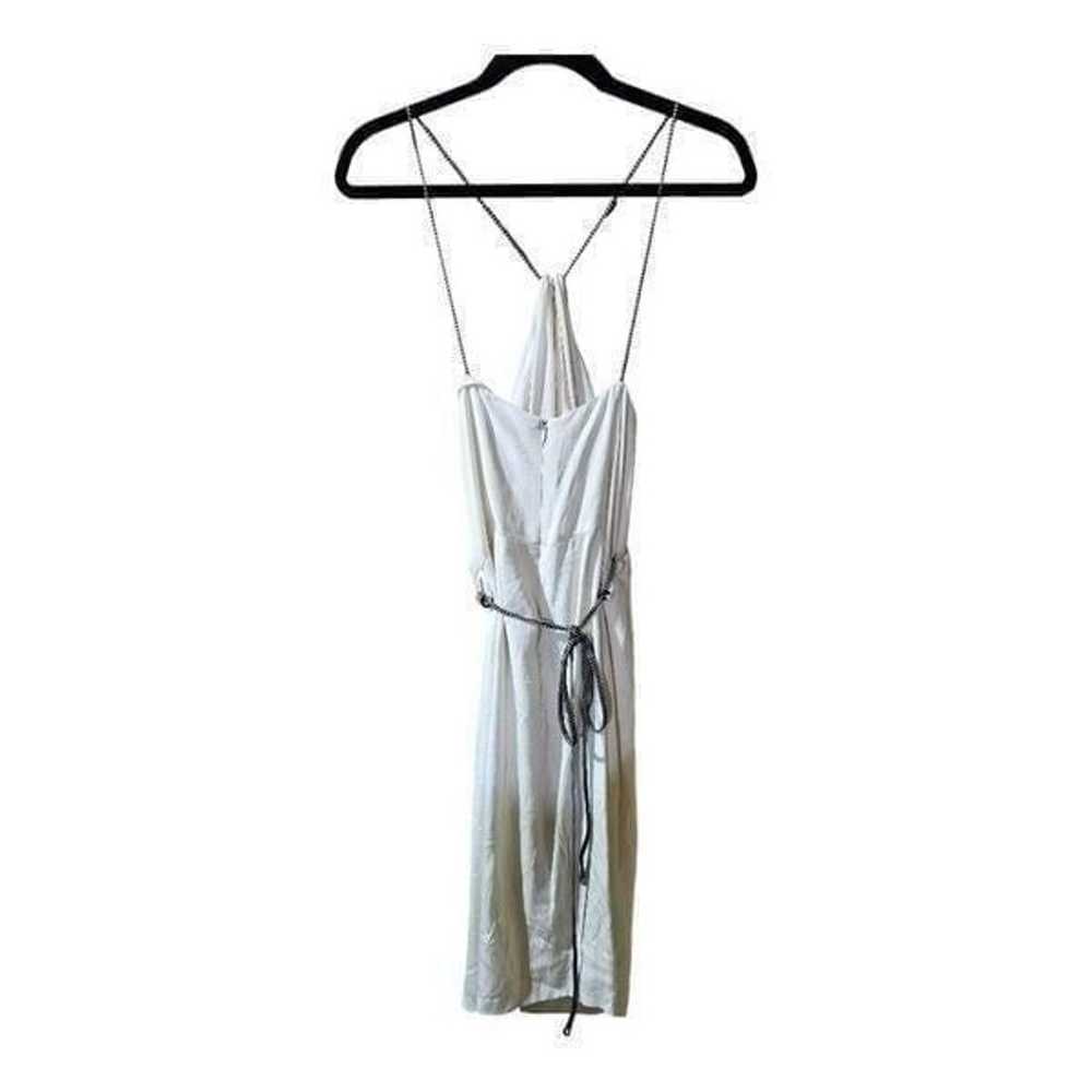 KEMPNER Olivia Tassel Tie Silk Dress - Size 4 - image 4