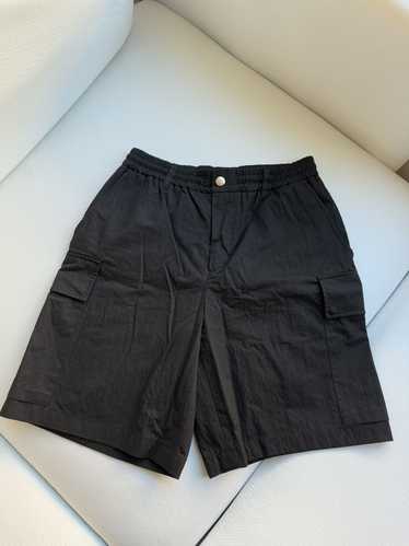 Solid Homme Solid Homme Black Crinkled Shorts