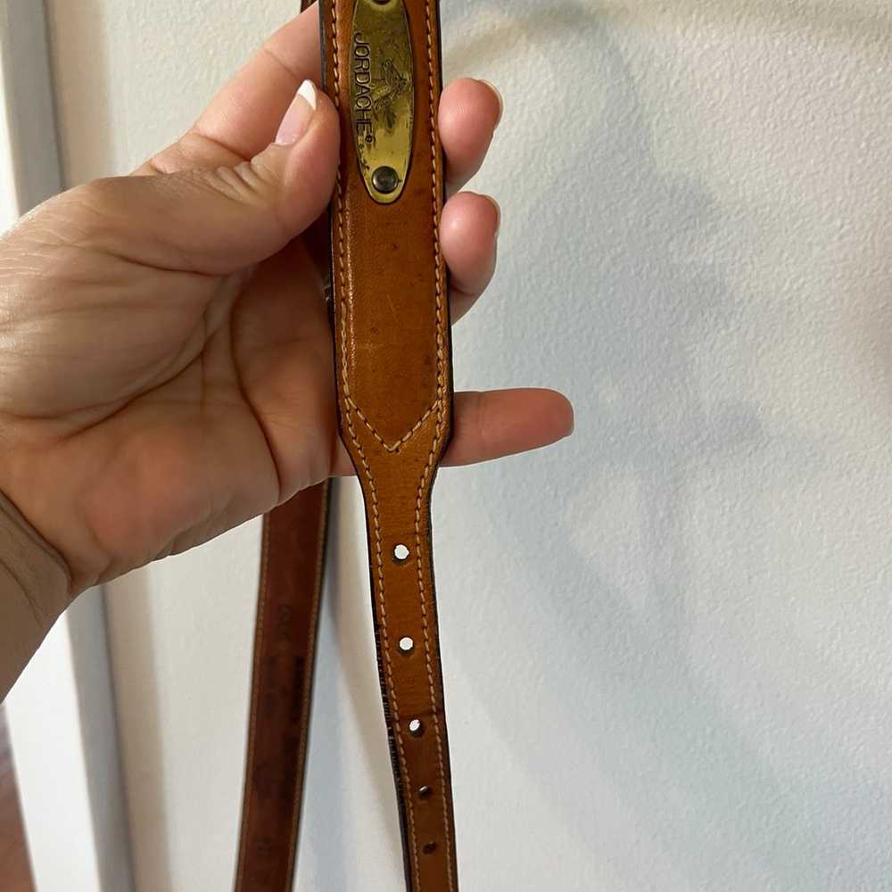 Vintage Jordache USA Leegin leather belt 32 small - image 8