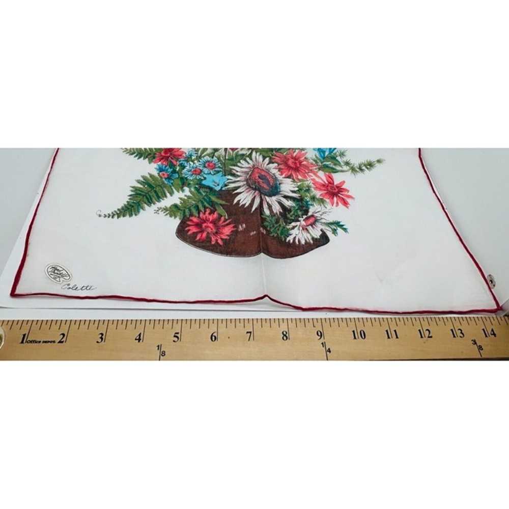 Vintage Colette Handkerchief Hankie Floral Bouque… - image 4