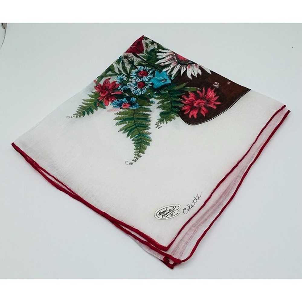 Vintage Colette Handkerchief Hankie Floral Bouque… - image 6