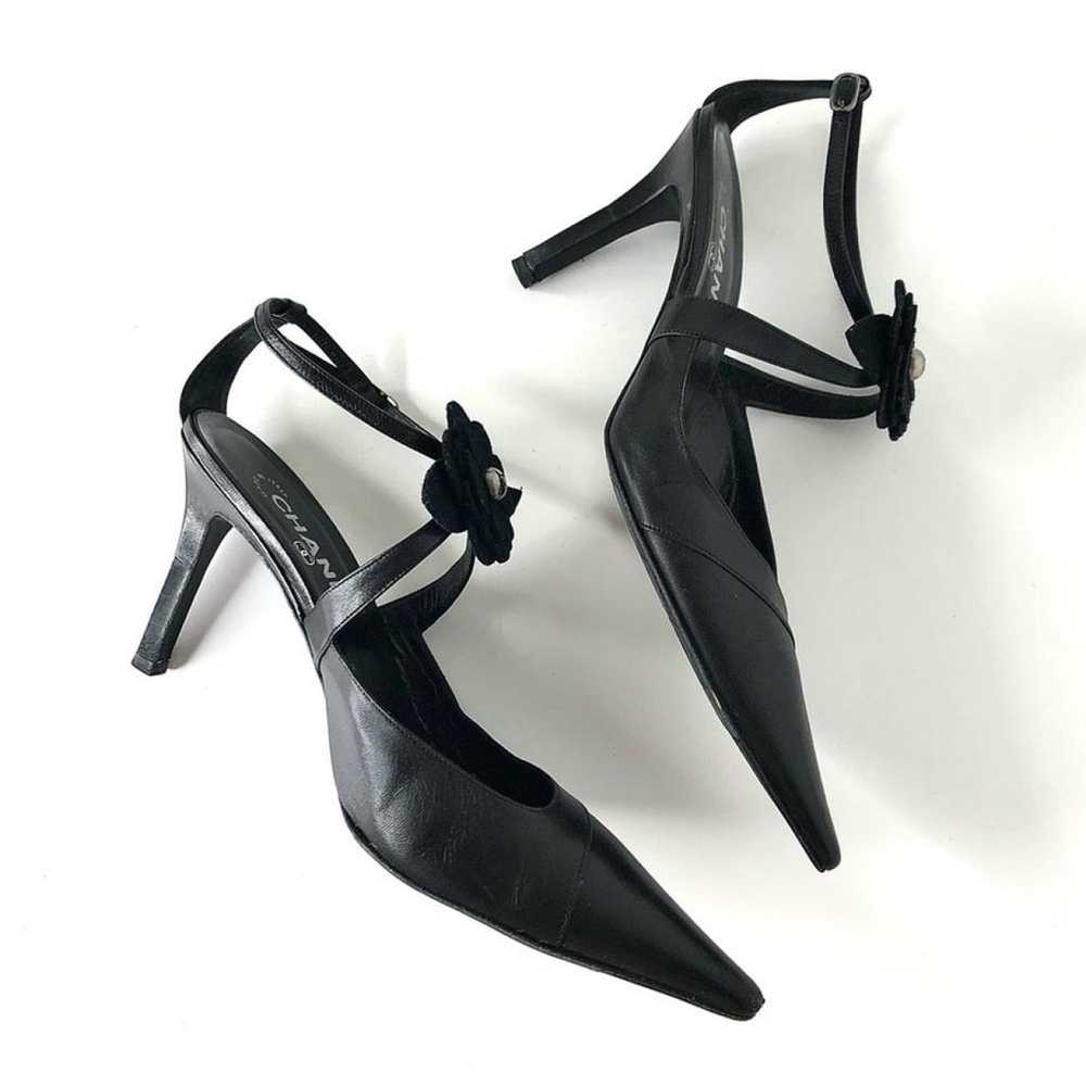 Chanel Leather heels - image 5