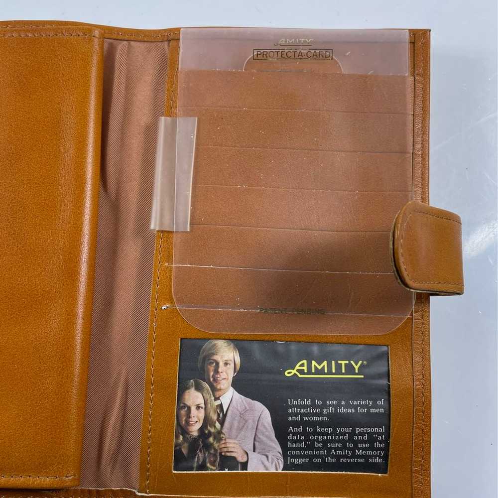 Amity Cowhide Clutch Wallet W/ Checkbook - image 4